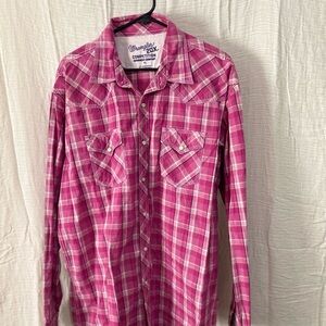 Wrangler Men's XL Purl Snap Shirt